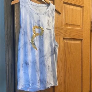 ZYIA Gold and White Kettle Moon Tank